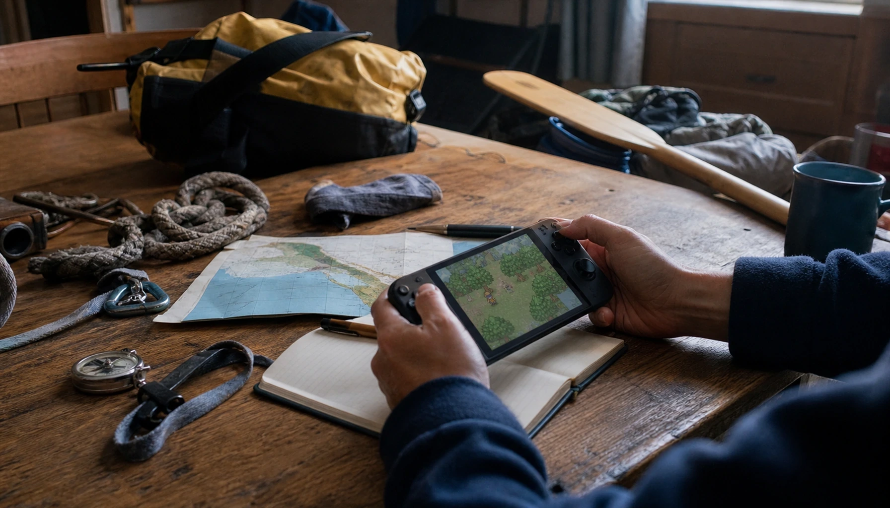 Visuel éditorial photoréaliste sur The Adventures of Elliot: faut-il embarquer dans ce voyage façon Zelda ?, rubrique Voyage pour Lagazelledessables