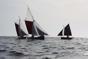 Bateaux Gazelle des sables en mer